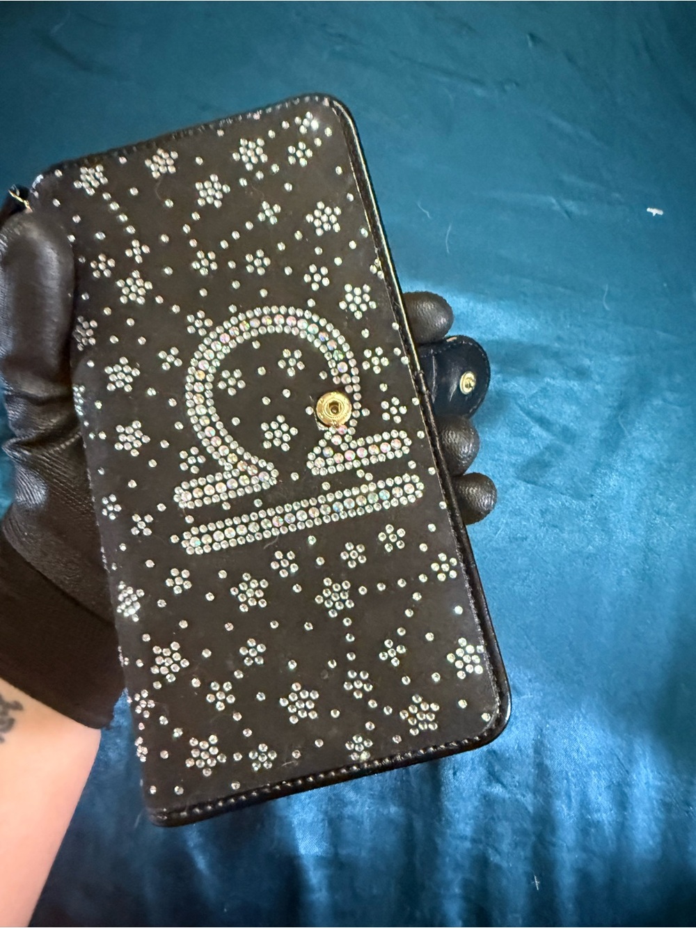 New sparkling libra ♎️ wristlet wallet